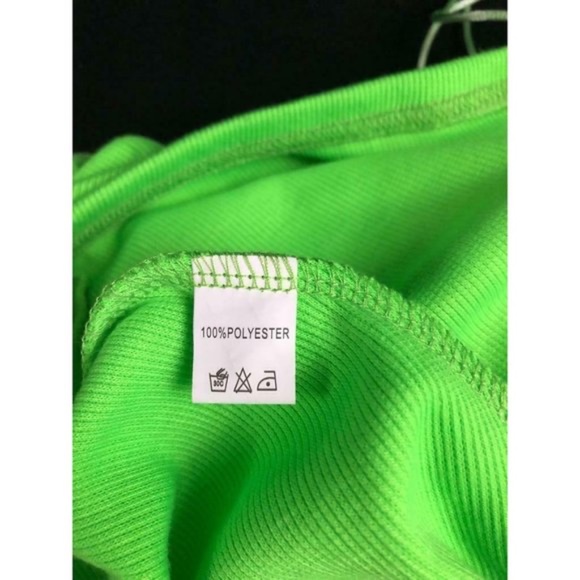 ZYA Women's Skirt Color Green Fluo Midi A-Line 10 - Picture 5 of 11